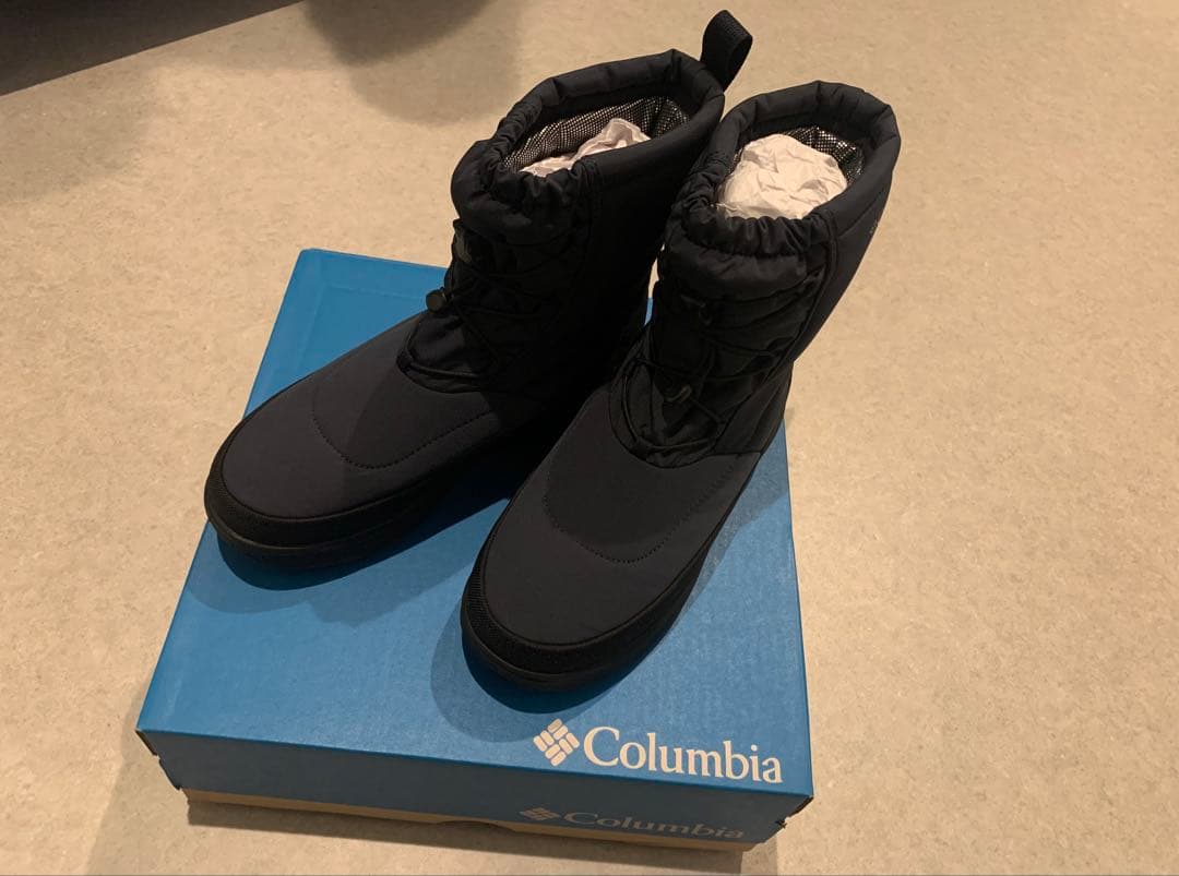 [新品未使用] ダークブルー 25cm columbia スノーブーツ