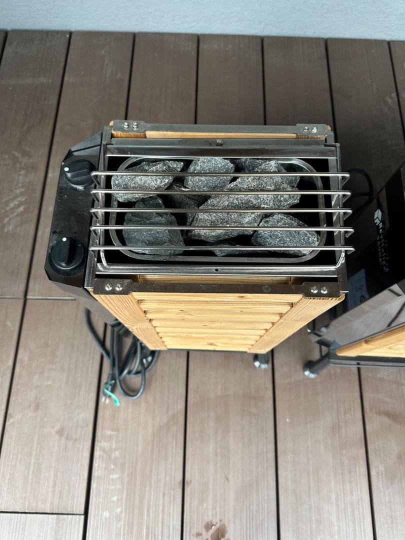 おうちDEサウナ『Rich』：ストーブ【2台】＋２人用テント 専用ひしゃく付