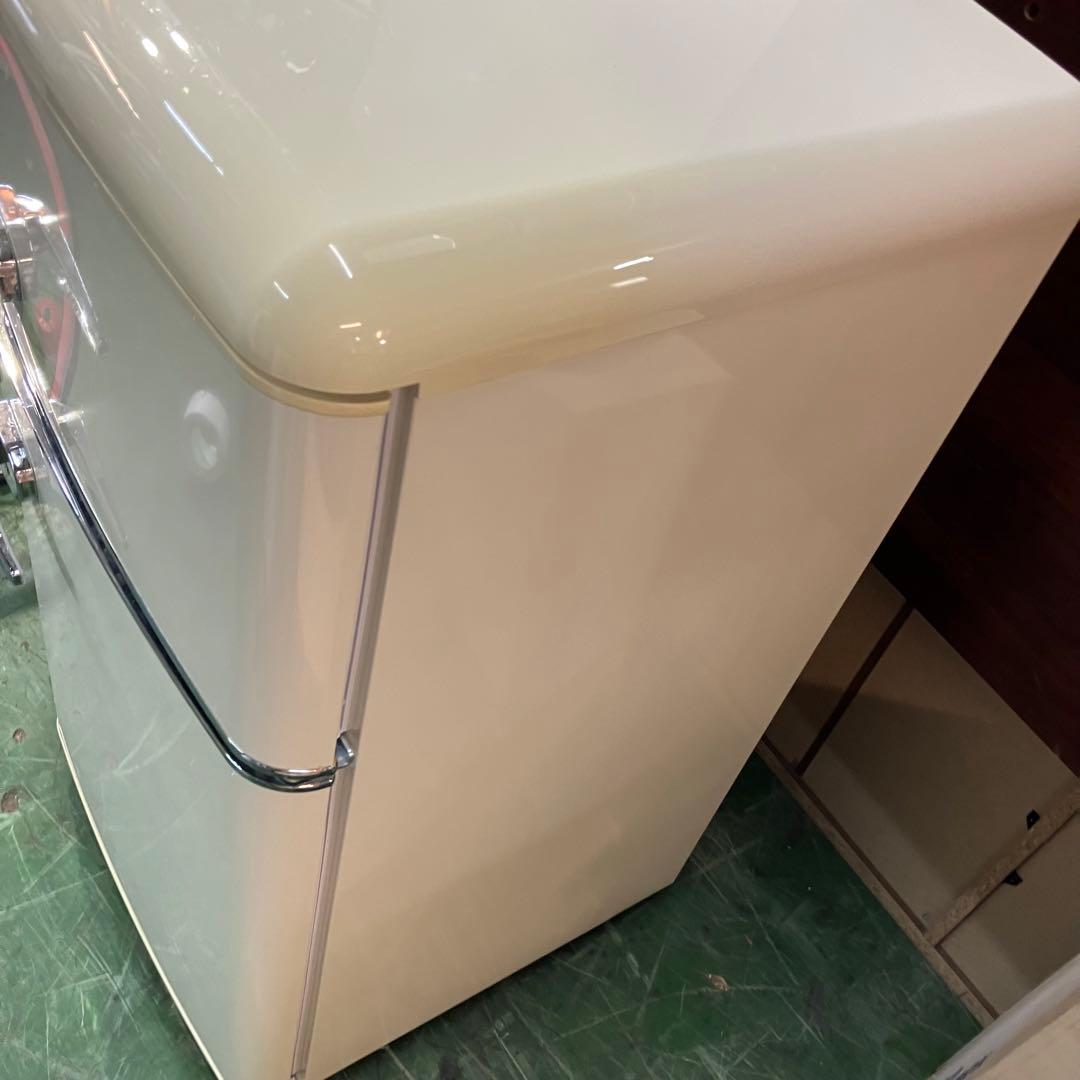 冷蔵庫 一人暮らし おしゃれ 冷凍冷蔵庫 81L ノンフロン冷凍冷蔵庫 レトロ