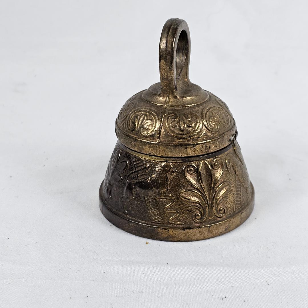 希少 ルーピング 8日間巻き ベル型置時計 スイス製