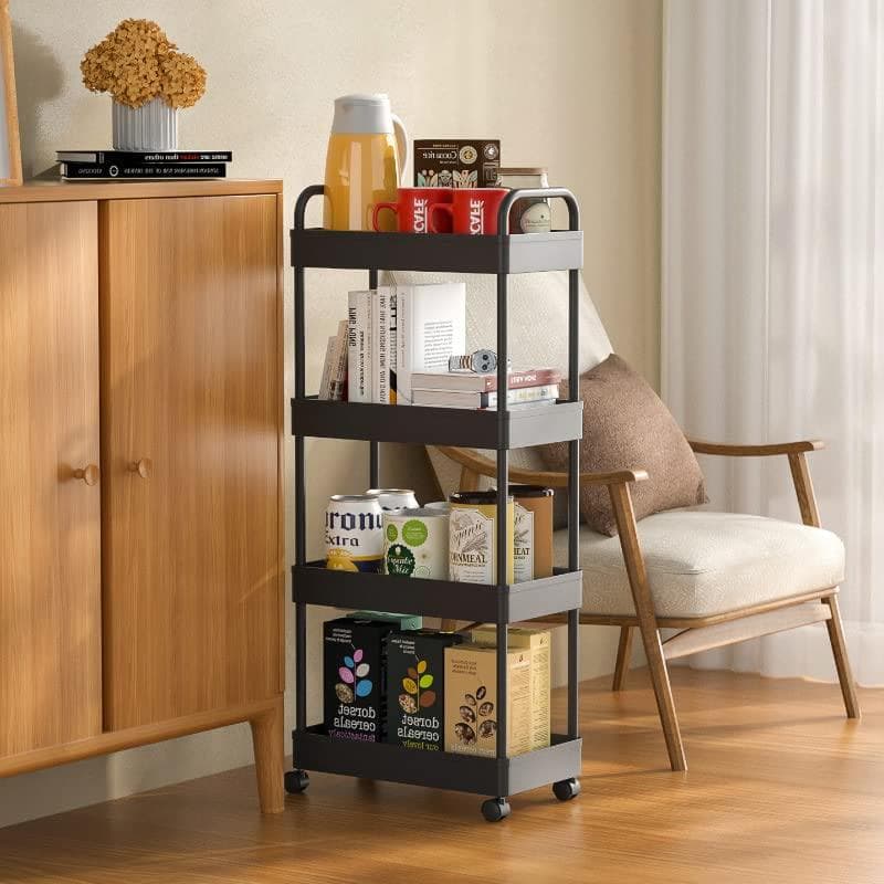 キッチンワゴン 隙間収納 　スリム キャスター付き 収納ラック