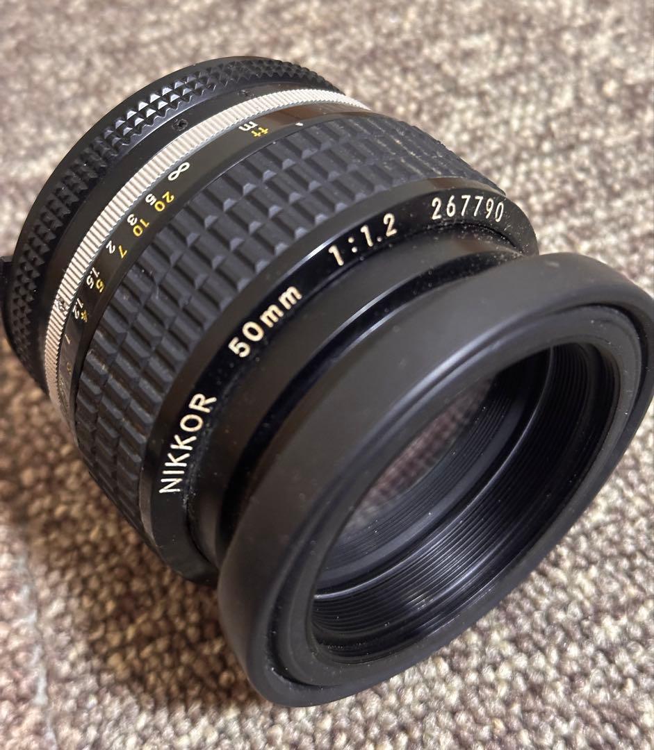 NIKON FE レンズ カメラ　レンズ 50mm 1:1.2 ジャンク　本体