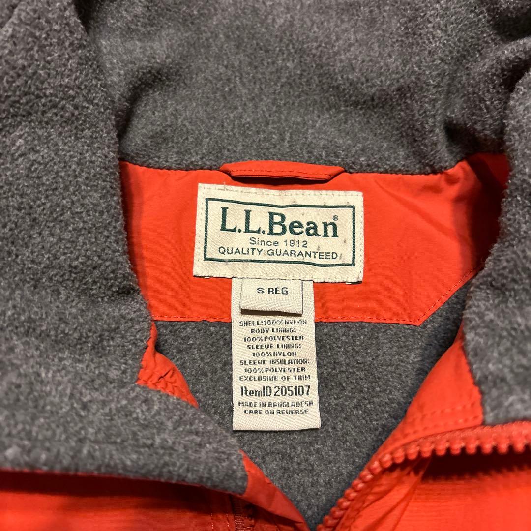 専用‼️90s LL.Bean ナイロンジャケット S REG オレンジ フリース