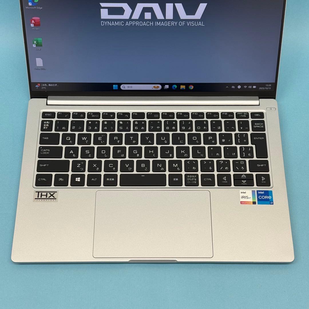 848美品 新品1TB DAIV 4P i7 第11世代 32GB office