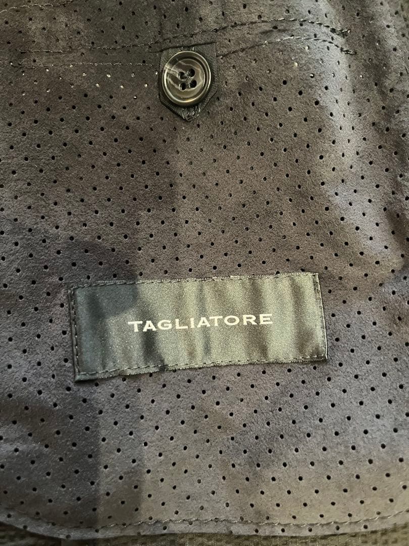 TAGLIATORE タリアトーレ シアサッカースーツ 48 ブラック