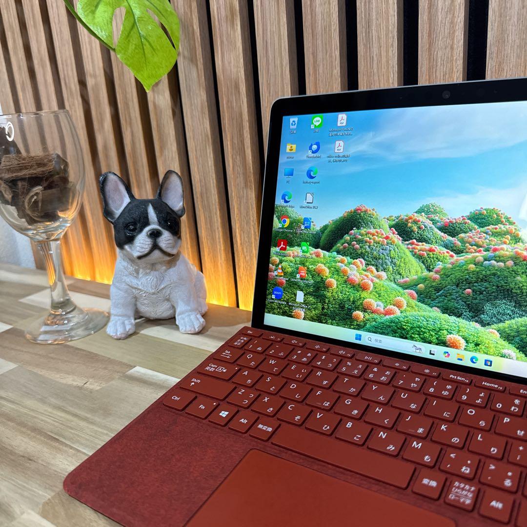 美品 2in1モデル‼️Surface Go 3☘希少レッド☘大人気ノートパソコン