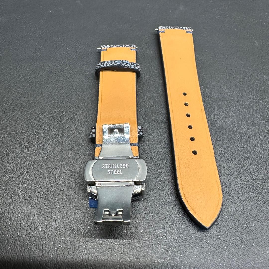 ♡Cb左1007 未使用保管品 VGREEN エイ革 腕時計ベルトのみ