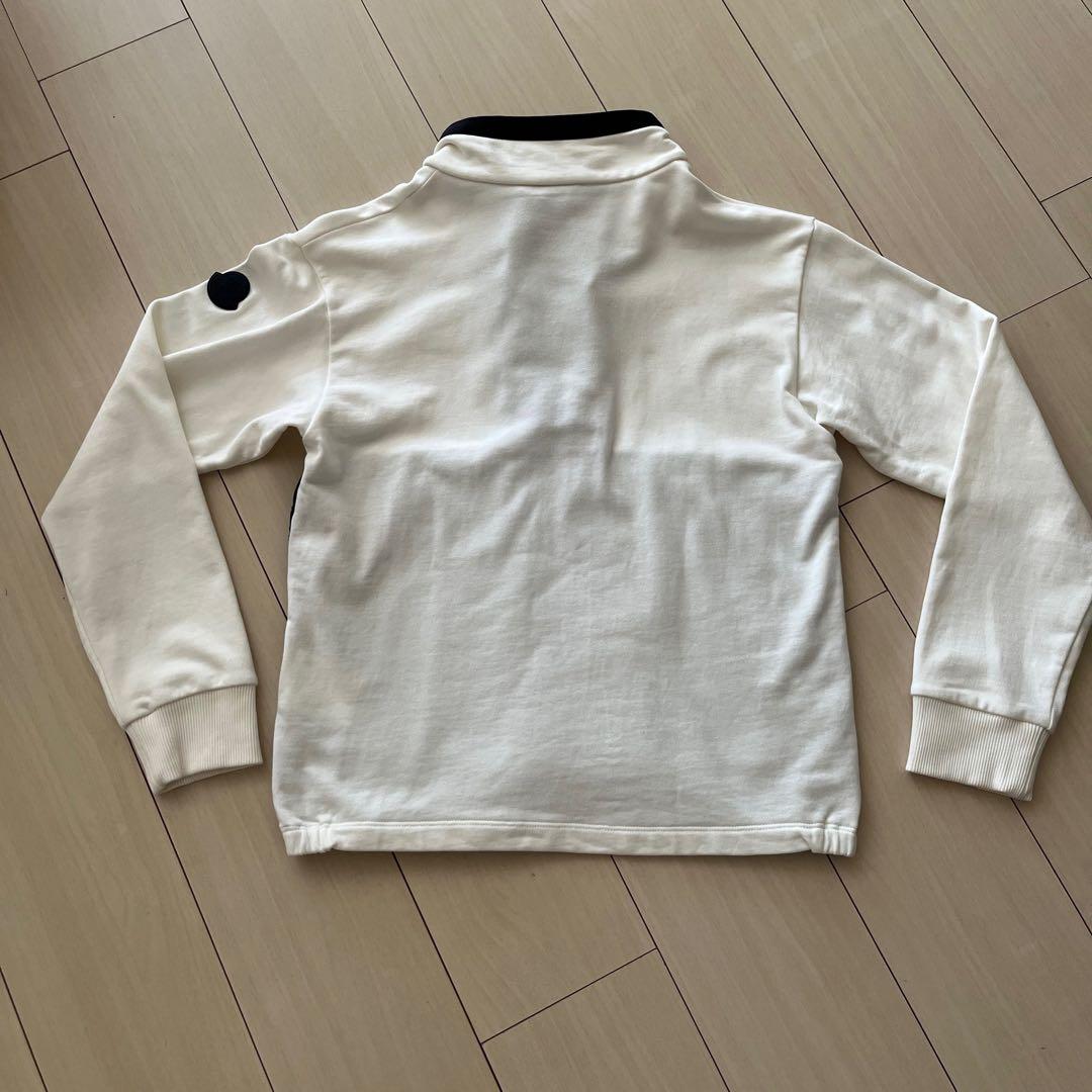 モンクレール　トレーナー　14A レディースMくらい　ホワイト系　スエット