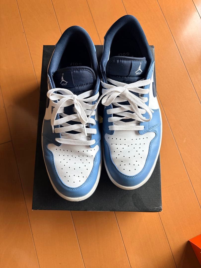 Nike Air Jordan 1 Low ブルー/ホワイト　ゴルフ