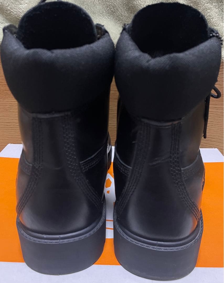 Timberland 黒レザーブーツ6 IN WATERPROOF BOOT
