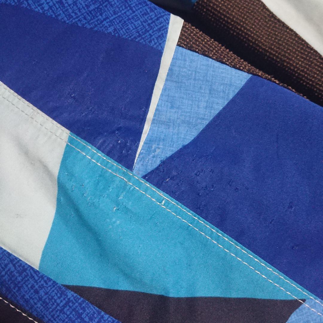 送料無料【MIZUNO】青色総柄スキーパンツ L-72