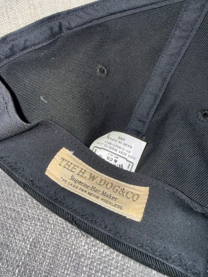 H.W. DOG & CO. ブラック キャップ