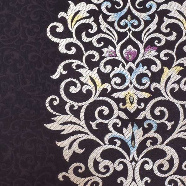 na_y_96_仕立て上り品 九寸 名古屋帯 弥栄織物 正絹 綿芯入り 新品