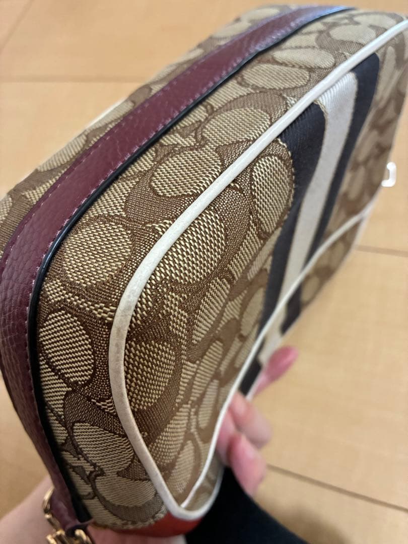 COACH ショルダーバッグ ブラウン/オレンジ