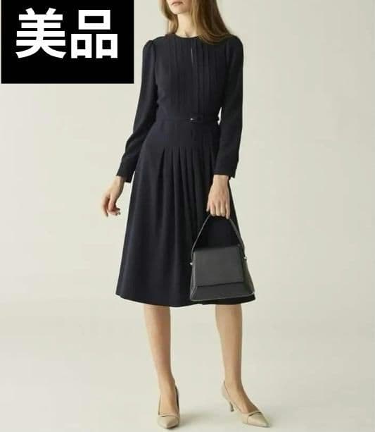 【美品】セルフォード フォーマル ネイビー ワンピース celford