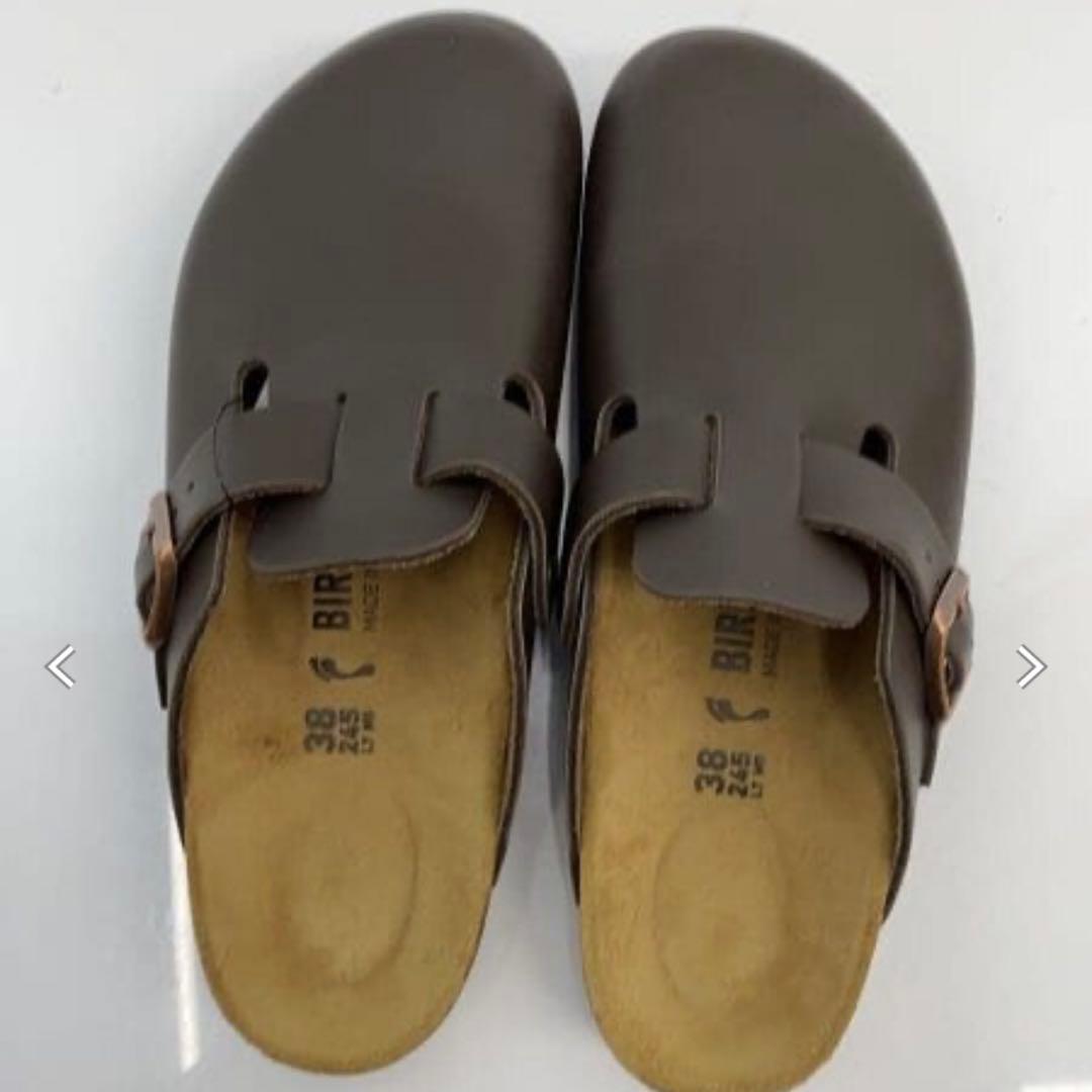 9292 BIRKENSTOCK ボストン レザー 茶 24.5cm