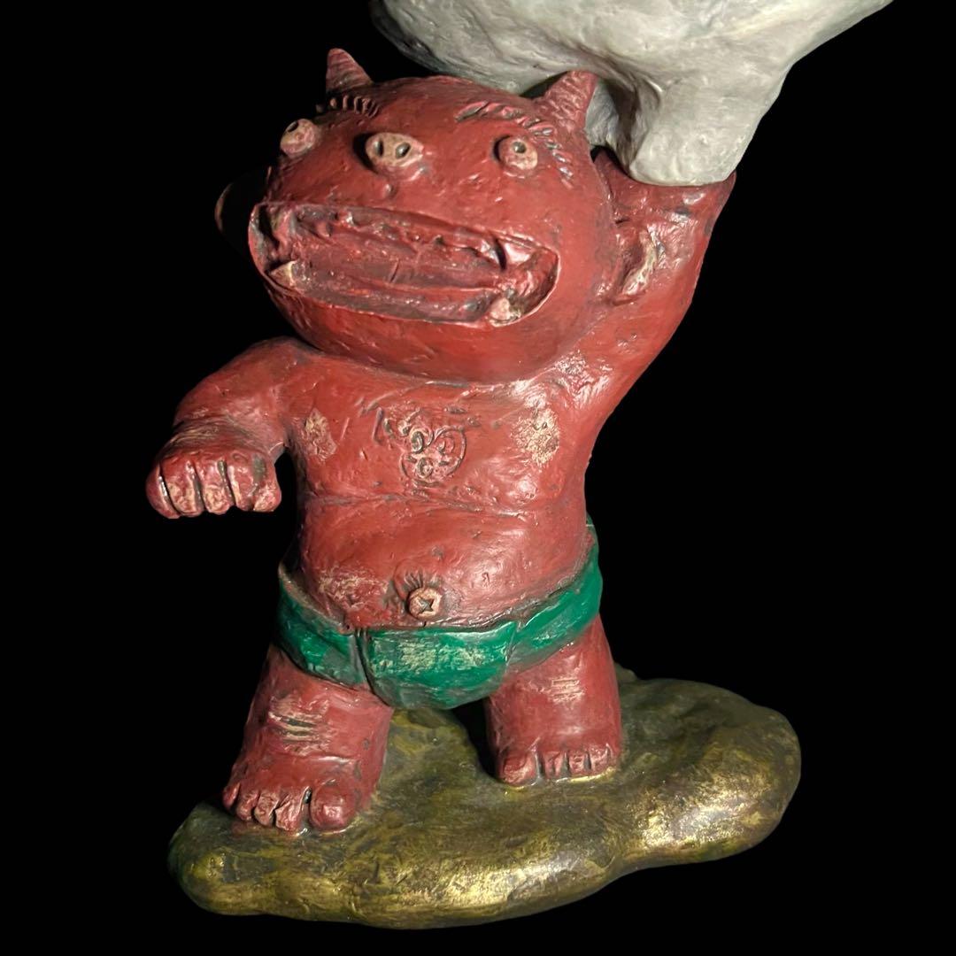 《激レア》セトクラフト 2005年 赤鬼 大 置物 小物入れ