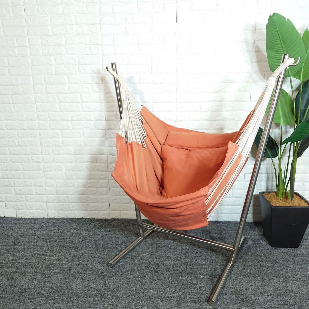 KOMFORTA ハンモックチェア 自立式 1人掛け ハンモック A076