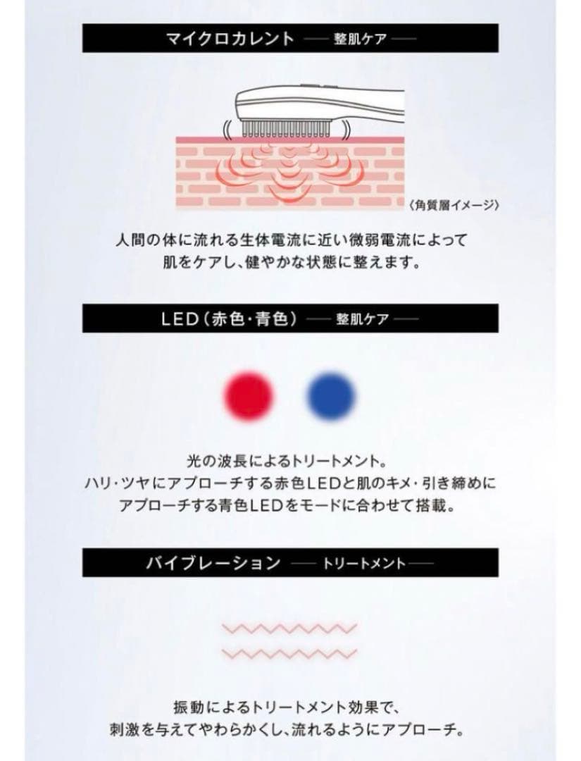 EMSリフトブラシ 美顔器 美髪ケア【新品未開封】