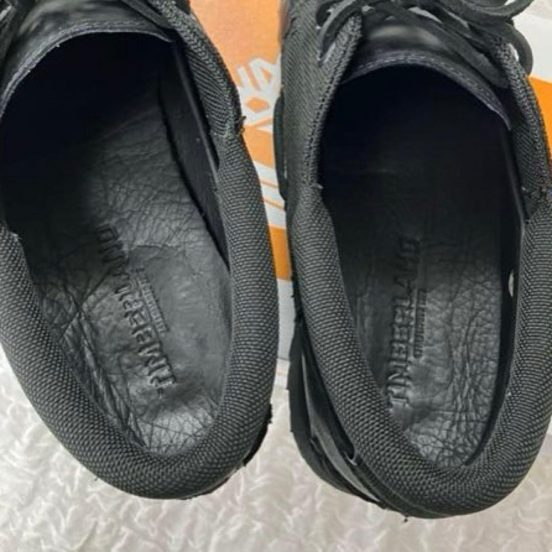 ティンバーランド スリーアイ ボートシューズ ブラック 26cm