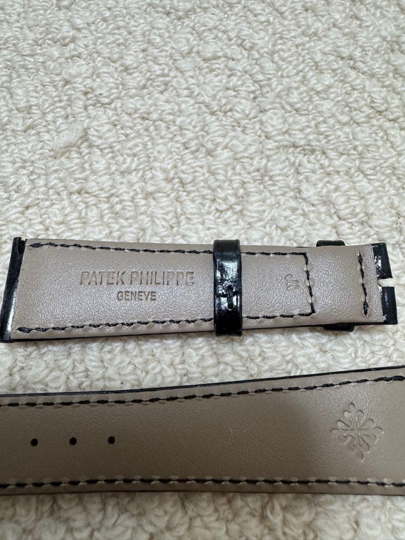 Patek Philippe ブラックレザーベルト