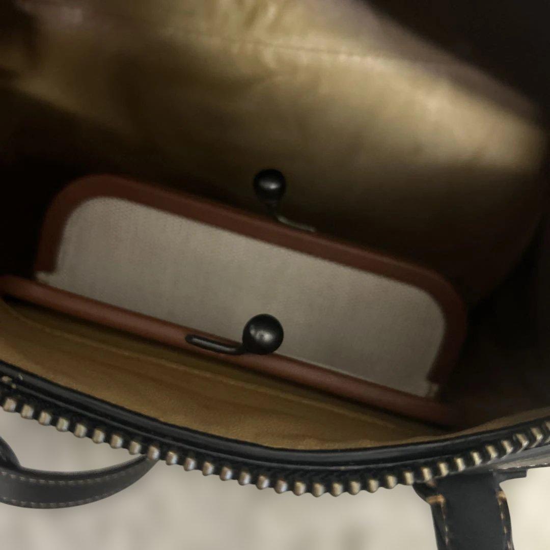 【未使用級】COACH 2way ショルダー ハンドバッグ クラブタン　ワッペン