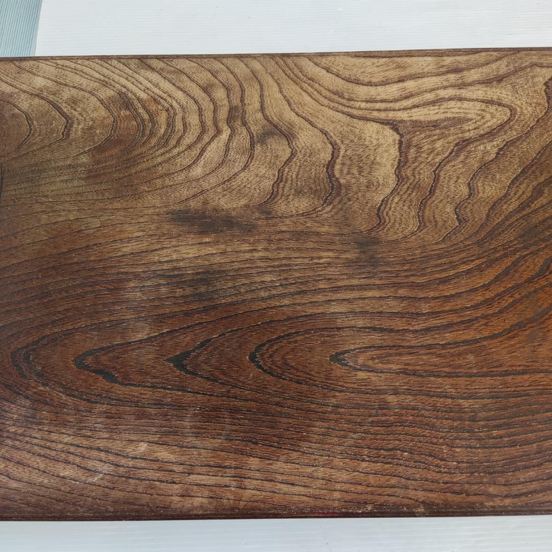 【アンティーク】昭和レトロ 木製 折り畳み式 四角形ちゃぶ台 文机 飾り台