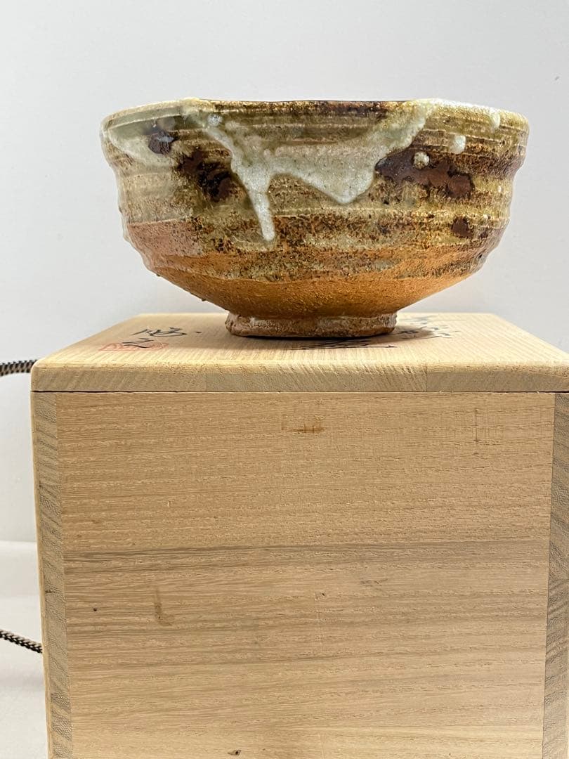 美濃焼の名工加藤勝之造 伊賀茶碗　絵唐津茶碗 で２点 ムギムギさん