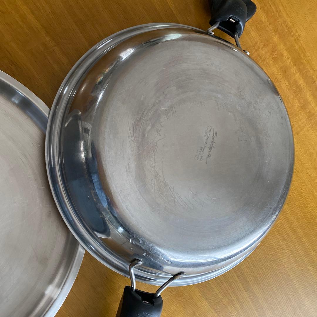 サラダマスター大　フライパンL 無水調理パエリア鍋直径約33㌢ハンドル2個未使用