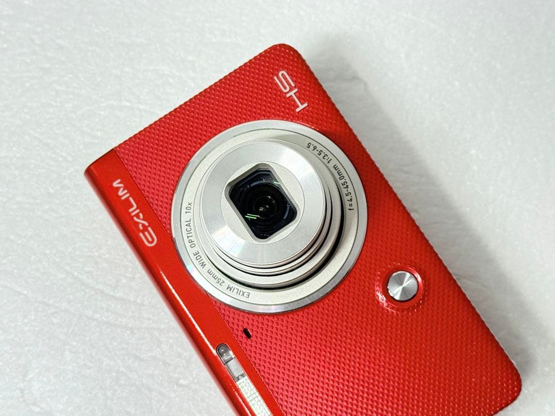 CASIO EX-ZR62 レッド 動作確認済 コンデジ 自撮り　wifi転送可