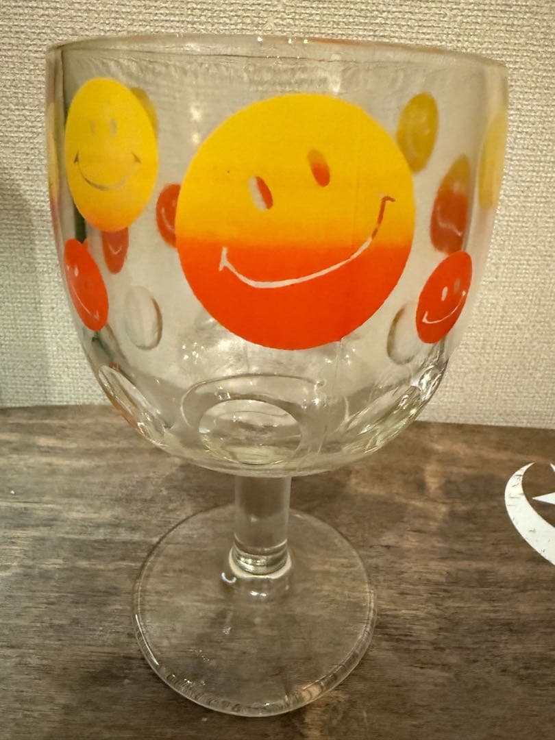 スマイリーフェイス グラスとマグカップセット
