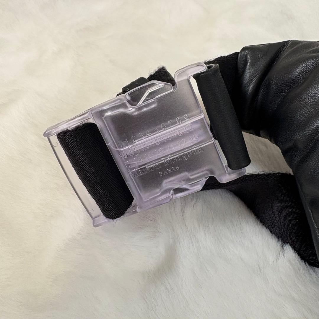 美品 メゾンマルジェラ グラムスラム レザー ボディバッグ ウエストポーチ