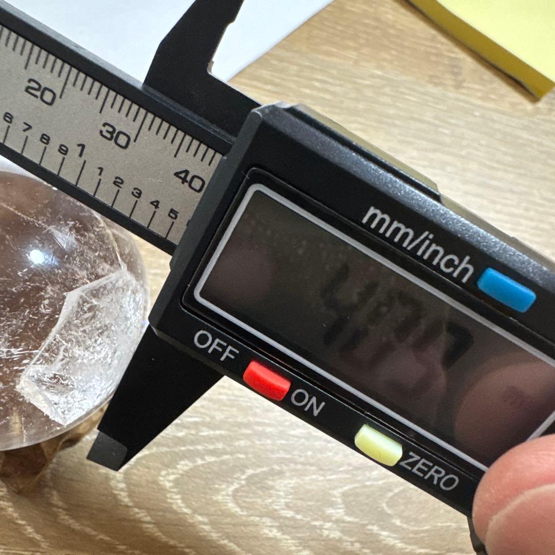 【極上品】高透明 クォーツインクォーツ スフィア（天然水晶・貫入水晶）