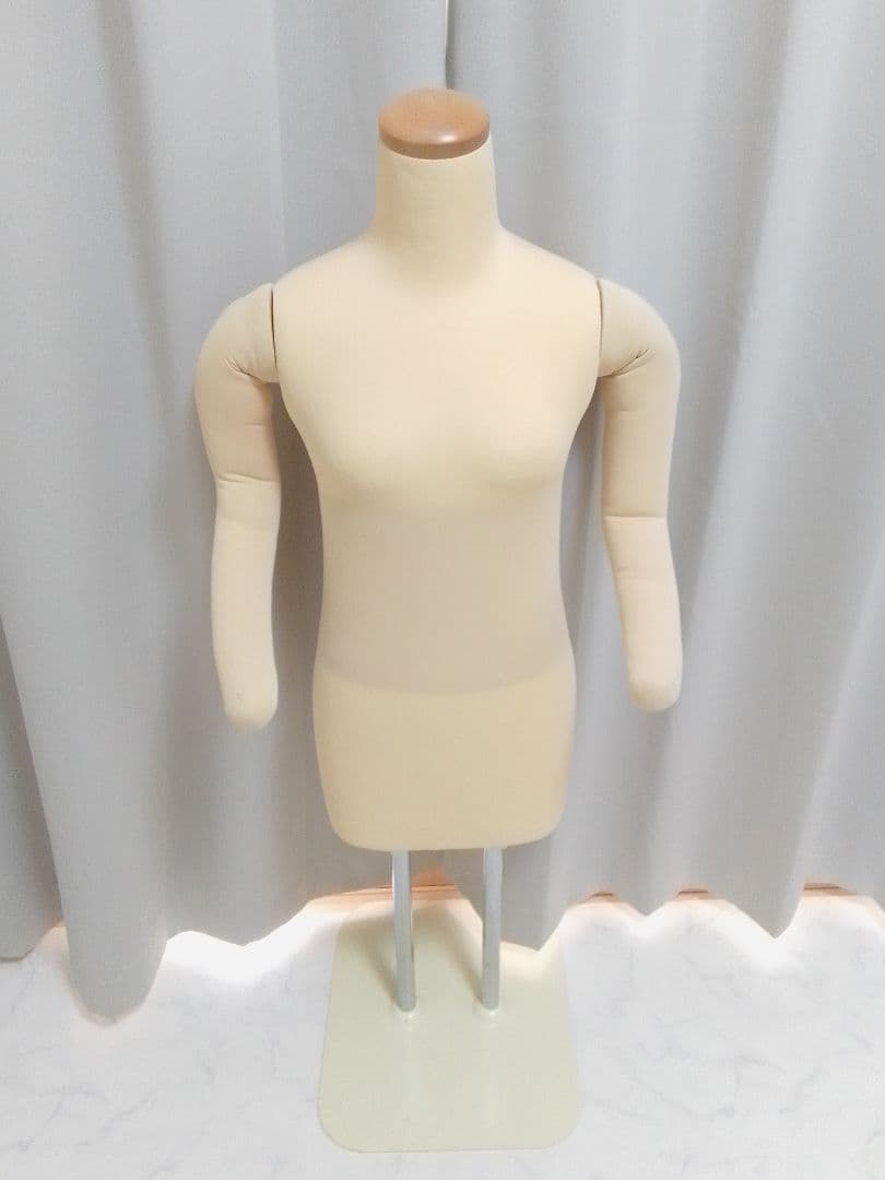 エコボディ 和装トルソー 腕付き 高さ無段階調整可 着物 着付け 練習 上半身