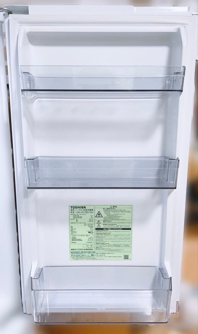 【値下げ済み】東芝　GR-S17BS（W）　右開き　170L冷蔵庫