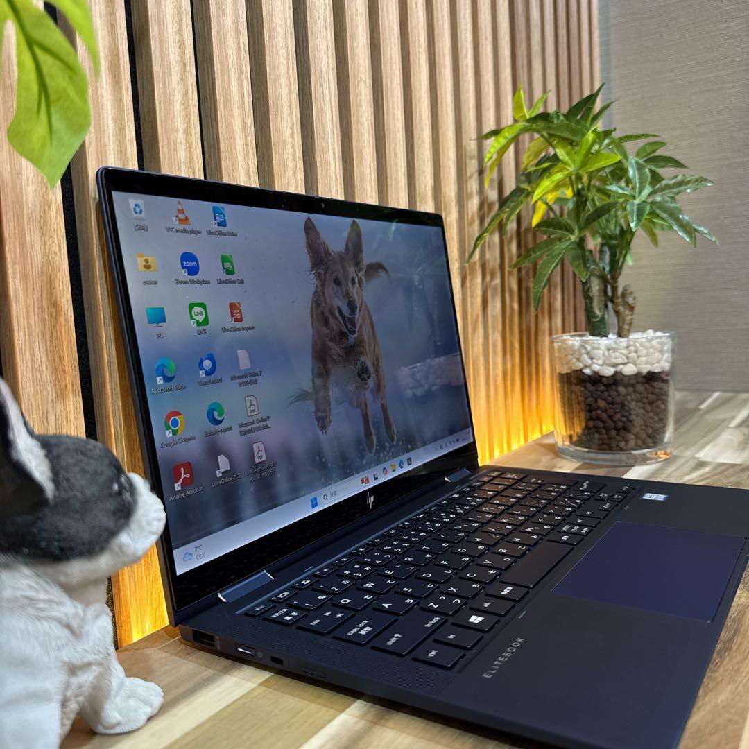 準美品 希少2in1タッチパネル式‼️HP☘LTE☘メモリ16GB☘ノートパソコン