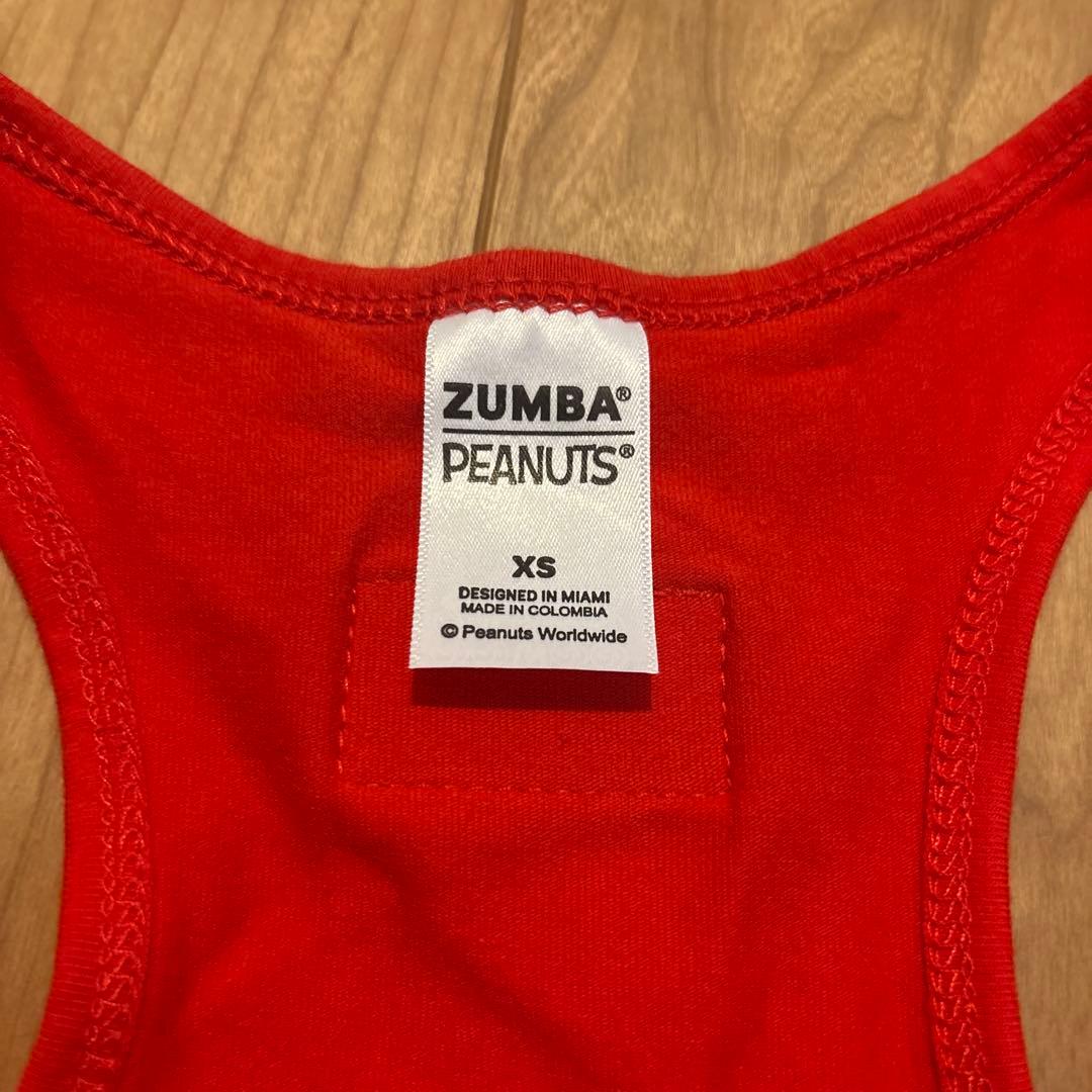 ZUMBA PEANUTS 赤 タンクトップ XS