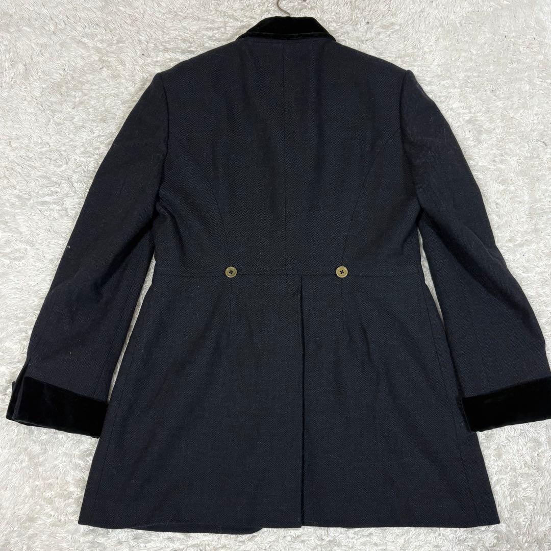 ラルフローレン 大きいサイズ　ヘリンボーン　ベロア　コート　15