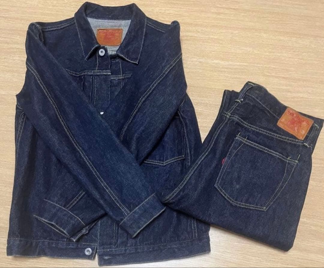 TCB 大戦モデル　ジャケット40 デニム33 セットアップ