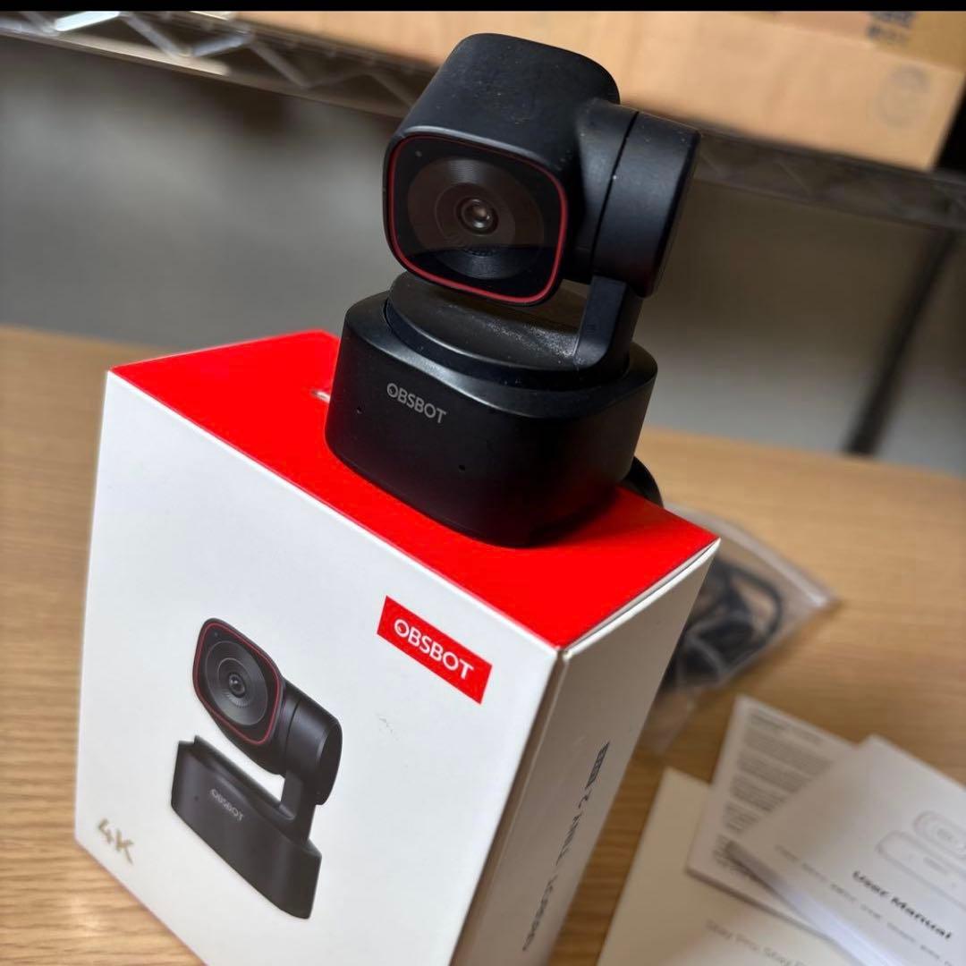 OBSBOT TINY 2 Lite 4K ウェブカメラ AI搭載 自動追跡