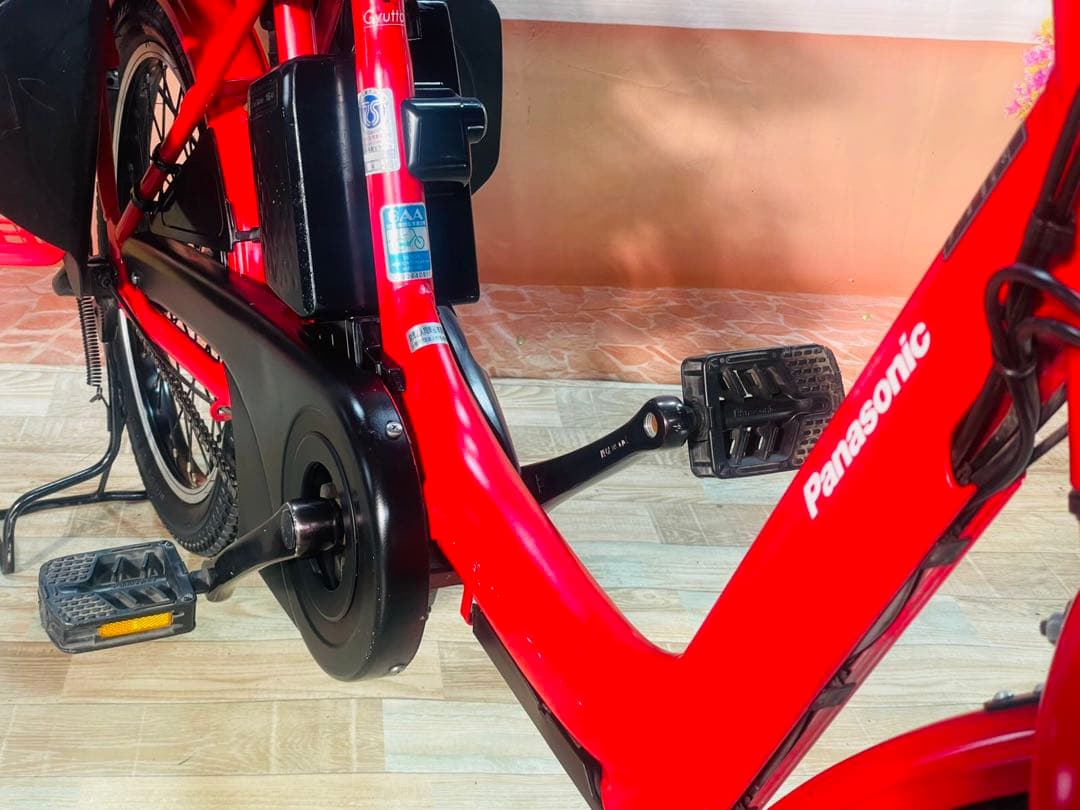 ギュットアニーズ⭐️16AH！パナソニック子供乗せ電動アシスト自転車Y3268