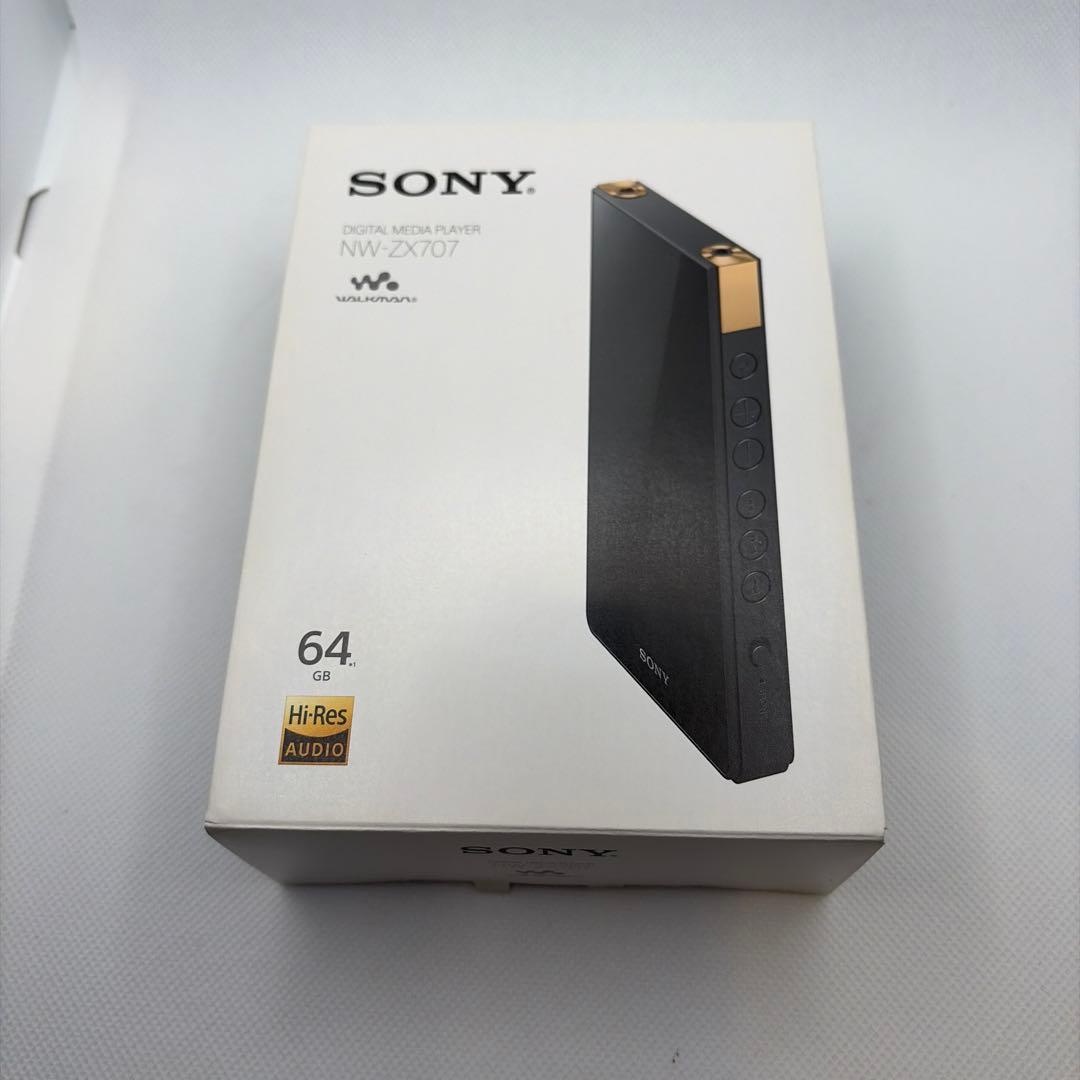 SONY NW-ZX707 純正ケース、ストラップ付き