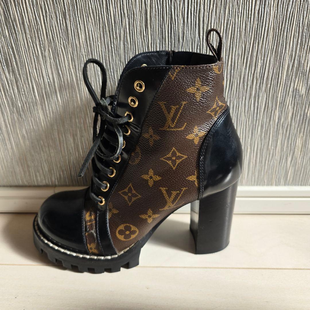 【鑑定済・正規品】ルイヴィトン モノグラム ブーツ 36.5（約23.5cm）