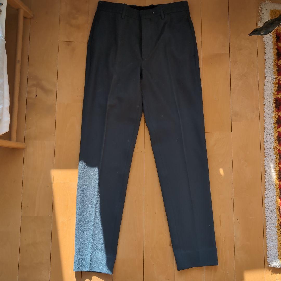 SCYE ウール ダブルブレスト スーツ ダスティブルー