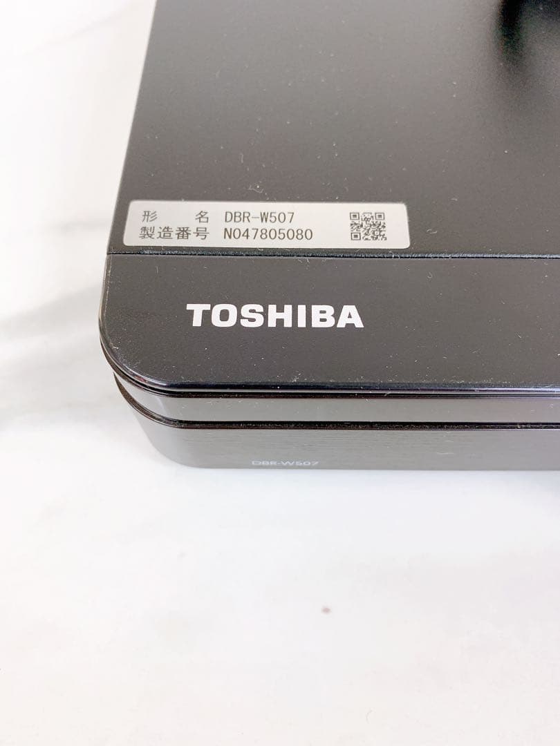 ＋TOSHIBA REGZAブルーレイレコーダー DBR-W507 2017年製