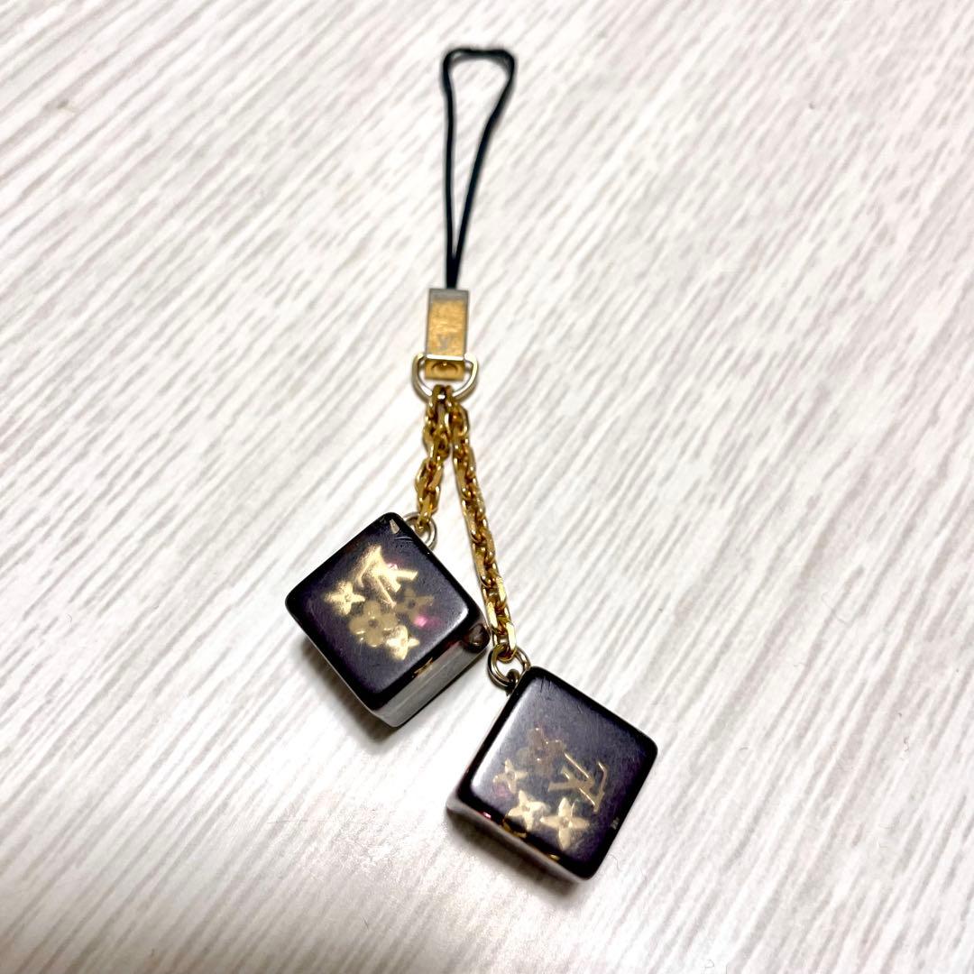 ルイヴィトン アクセソワール　テレフォンヌ　ストラップ　チャーム　アマラント