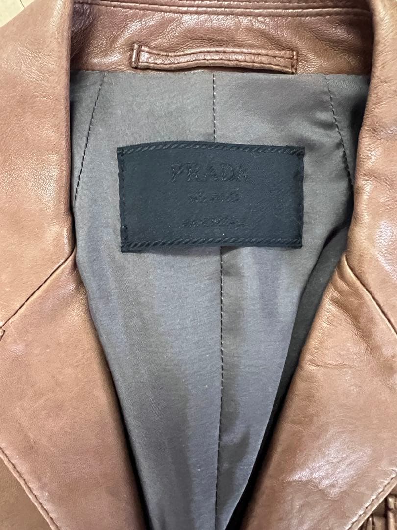 prada レザージャケット