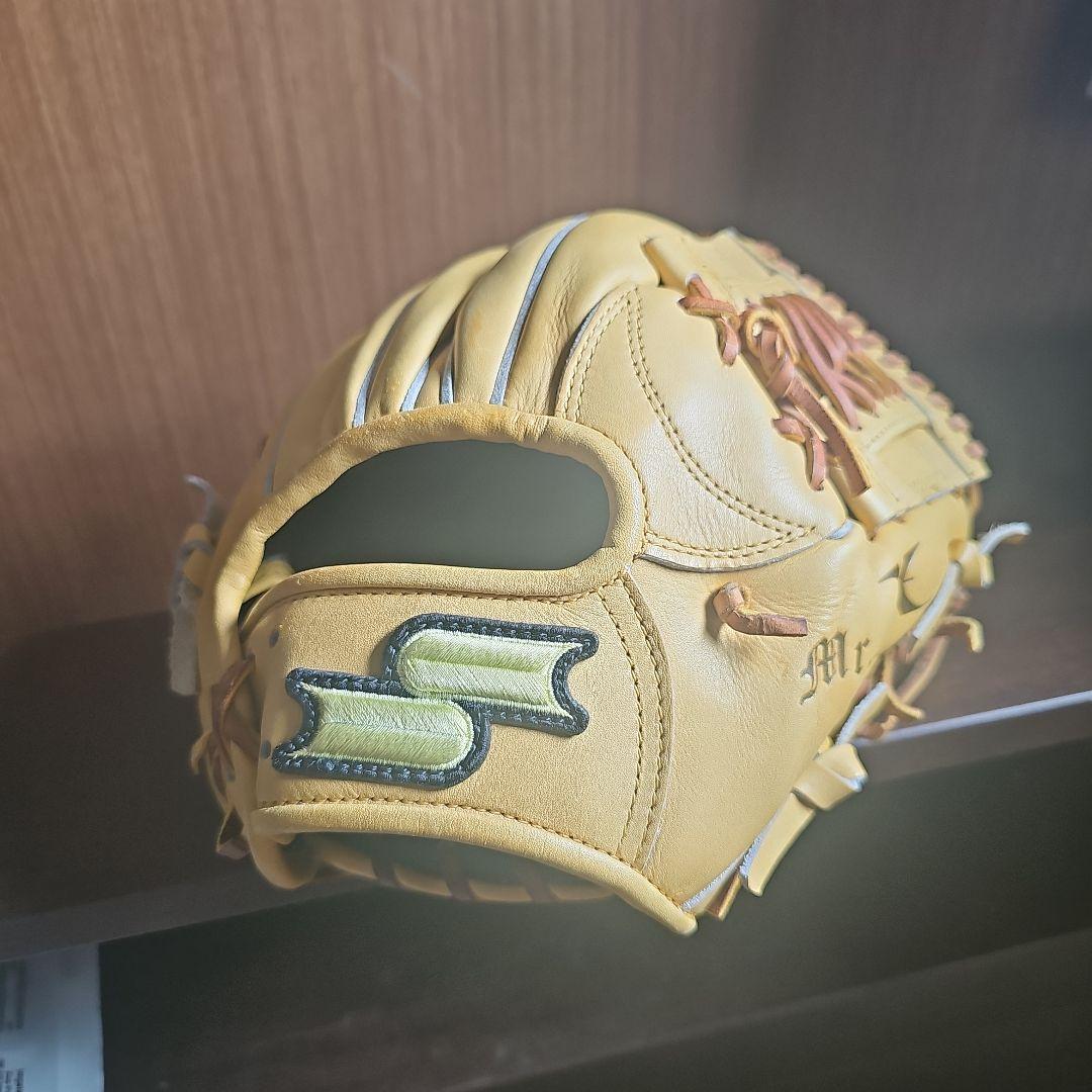 硬式野球グローブ Mr. X 黄色