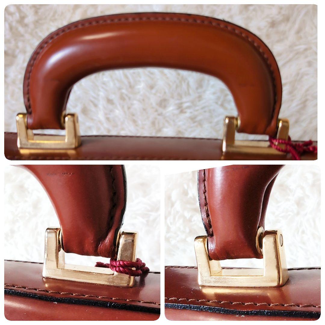 高級✨️peroniペローニ ビジネスバッグ 鍵付 自立 刻印 本革