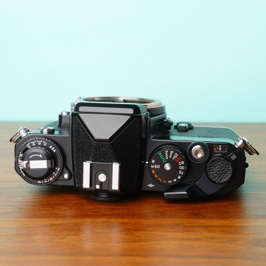 [美品] 完動品◎ニコン FE ブラック フィルムカメラ 防湿庫管理 #86